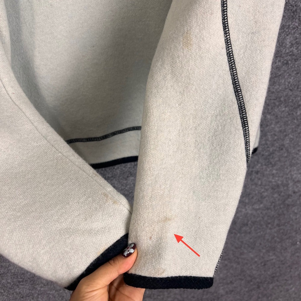 Dale of Norway Full Zip Hoodie Womens Light blue Small Good Wool Contrast Stitch - Picture 4 of 11